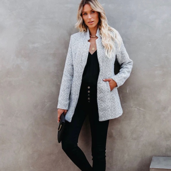 Heather Grey Jacket / Blazer - Picture 3 of 6